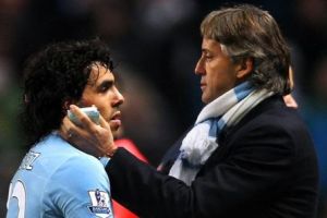 مانشيني متفائل بقرب حل أزمة تيفيز هذا الشهر