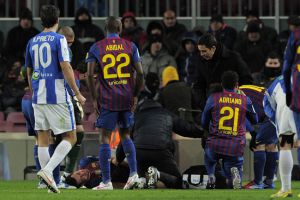 إصابة بوسكيتس تثير القلق في برشلونة