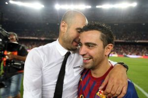 تشافي: أعتقد أن جوارديولا سيجدد عقده في نهاية المطاف