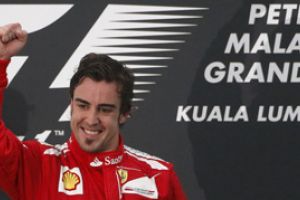 ألونسو يتوج بسباق الجائزة الكبرى الماليزي للفورمولا 1