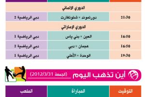 تشاهدون اليوم وأين تذهب
