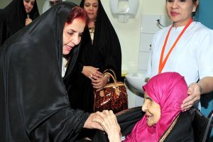 قرينة العاهل تفتتح جناحي كانو بمستشفى المحرق للولادة ورعاية المسنين