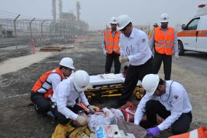 'بابكو' تنفذ تمريناً عملياً ناجحاً حول التعامل مع الحوادث الكبرى