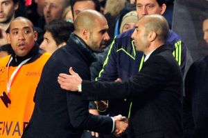 جوارديولا ودي ماتيو يتفقان أن المواجهة في دوري الأبطال لم تحسم بعد