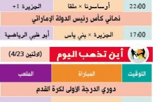 تشاهدون اليوم وأين تذهب