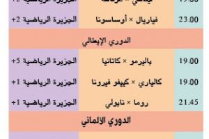 تشاهدون اليوم وأين تذهب