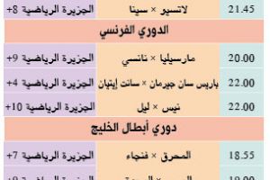 تشاهدون اليوم وأين تذهب