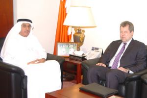 مستشار جلالة الملك لشئون الاعلام يستقبل الممثل المقيم لبرنامج الامم المتحدة الانمائي 