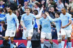 مانشستر سيتي يحرز لقب الدوري الانجليزي الممتاز لكرة القدم