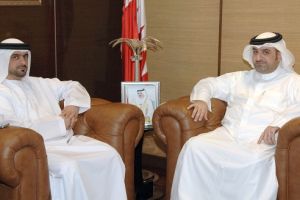 الجودر يبحث مع مدير إدارة الشباب الإماراتي التعاون في المجال الشبابي