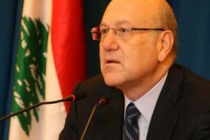 ميقاتي: إستقالة حكومتي ستكون على طاولة الحوار لأن إنقاذ البلاد يكون بالحوار