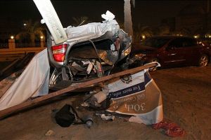 وفاة مواطن بتصادم  سيارتين على شارع الفاتح فجر اليوم (شاهد الصور)