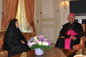 قرينة العاهل: البحرين مستعدة لاستضافة 'مركز المطرانية' بالخليج