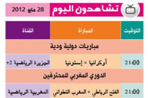 تشاهدون اليوم وأين تذهب