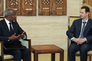 الاسد يستقبل كوفي انان الثلاثاء 