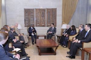 الأسد يؤكد لأنان أن نجاح خطته مرتبط بوقف 'الأعمال الإرهابية' 