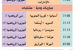 تشاهدون اليوم وأين تذهب