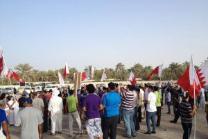 وقفة تضامنية مع المعتقلين قرب دوار أبو صيبع