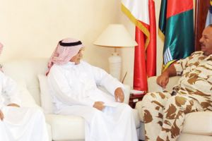 القائد العام يستقبل عائلة الفقيد أحمد الظفيري 