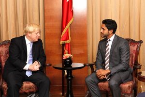 ناصر بن حمد يلتقي عمدة لندن ويطلع على الإستعدادات للأولمبياد 