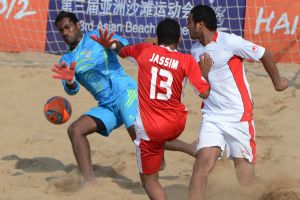 المنتخب البحريني لكرة القدم الشاطئية يودع بطولة اسيا 