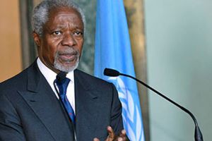 كوفي انان: فشل الاجتماع حول سوريا سيوصل العنف الى نقطة 'اللاعودة'