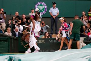 بطولة ويمبلدون: الأمطار توقف المباراة النهائية للسيدات 