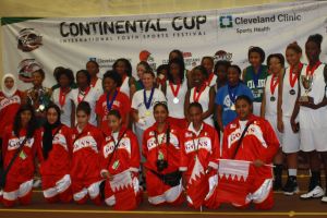 فتيات 'سلة الشباب والرياضة' يحققن ثالث مهرجان كأس القارة الأمريكية