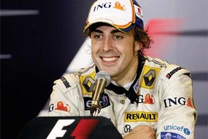 ألونسو يسجل أسرع زمن في التجربة الحرة الأولى لسباق الجائزة الكبرى 