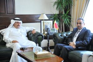 خلف يبحث مع شريف احتياجات ومشاريع عراد و'الحالتين'