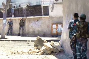 هجوم عنيف على معاقل المقاتلين المعارضين في حي صلاح الدين