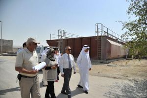 وزير 'الأشغال' يتفقد مشروع محطة جنوب ألبا للصرف الصحي