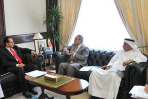 وزير الأشغال يبحث مشاريع البنية التحتية مع رئيس مجلس بلدي العاصمة