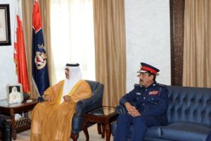 وزير الداخلية يستقبل الملحق الأمني بالسفارة الأردنية لدى البحرين
