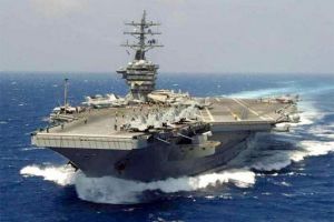 حاملة الطائرات الامريكية 'ايزنهاور' تغادر الخليج وتتوجه نحو افغانستان لمساعدة قوات الناتو