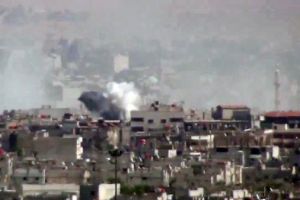 سقوط طائرة عسكرية في شرق سوريا