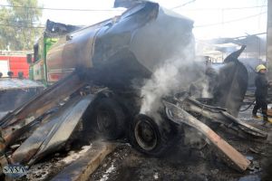 انفجار قوي في مرآب عسكري وسط دمشق يطل على مقر بعثة المراقبين الدوليين