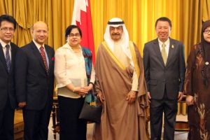 رئيس الوزراء يعرب عن اعتزازه بالمستوى المتقدم الذي وصلت إليه العلاقات الثنائية بين مملكة البحرين ومجموعة الآسيان