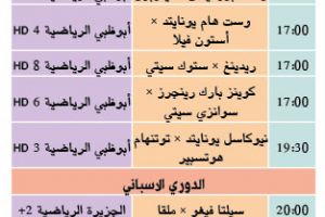 تشاهدون اليوم وأين تذهب