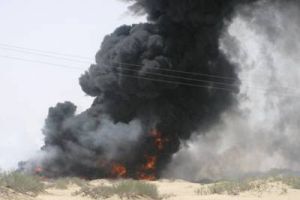 مسلحون يفجرون انبوب غاز في جنوب اليمن