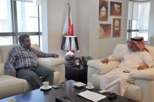 رئيس هيئة تنظيم سوق العمل يبحث التعاون مع نائب رئيس الاتحاد النقابي الحر