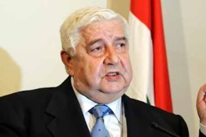 المعلم يتهم واشنطن بتشجيع العنف في سوريا