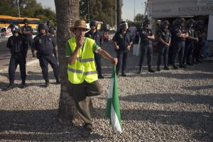 مثيرو الشغب يتسببون في حريق غابات ضخم في مدريد 