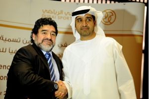 مارادونا سفيرا للرياضة في دبي