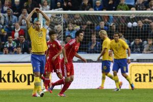 فوز السويد على الصين 1-صفر