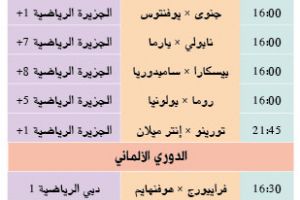 تشاهدون اليوم وأين تذهب