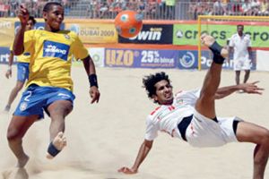 القرعة تضع الإمارات في مواجهة روسيا في كأس القارات للشاطئية