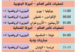 تشاهدون اليوم وأين تذهب