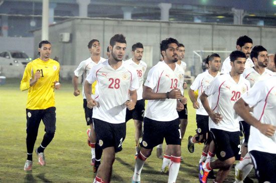 تدريبات جري سبقت التدريب امس