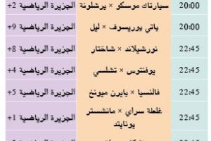 تشاهدون اليوم 